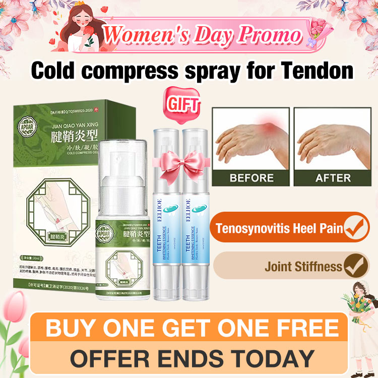 Womens Day Promo get 2pcs teeth whitening serums worth 799 pesos as a freebie - Tenosynovitis Heel Pain Spray - Perfect for Tenosynovitis/Finger tingling/Joint pain/Muscle ache